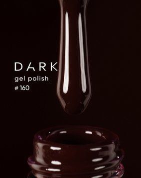 Гель лак Dark 160, 6ml 20939 фото
